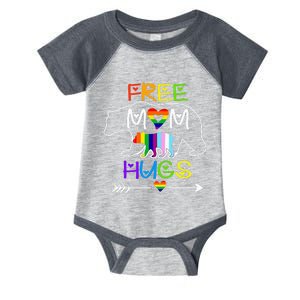 Lgbtq Pride Mama Bear Free Mom Hugs Pride Infant Baby Jersey Bodysuit