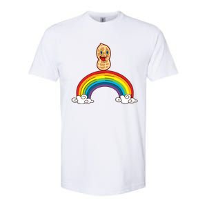 Lgbtq Pride Month Lgbt Colored Rainbows Flag Gift Softstyle® CVC T-Shirt