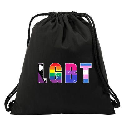 LGBT Pride Month Celebration Drawstring Bag
