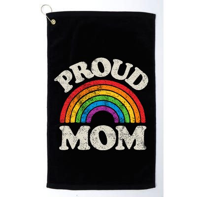 L.G.B.T.Q Proud Mom G.A.Y Pride Lgbt Ally Rainbow Golf Towel