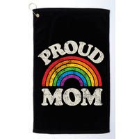 L.G.B.T.Q Proud Mom G.A.Y Pride Lgbt Ally Rainbow Golf Towel