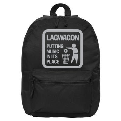 LAGWAGON PUTTING MUSIC 16 in Basic Backpack