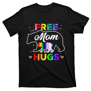 LGBTQ Pride Mama Bear Free Mom Hugs T-Shirt