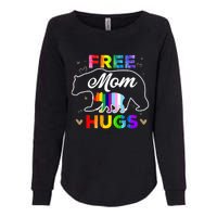 LGBTQ Pride Mama Bear Free Mom Hugs Womens California Wash Sweatshirt