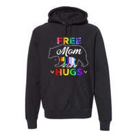 Lgbt Pride Mama Bear Free Mom Hugs Premium Hoodie