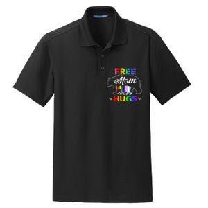 Lgbt Pride Mama Bear Free Mom Hugs Dry Zone Grid Polo