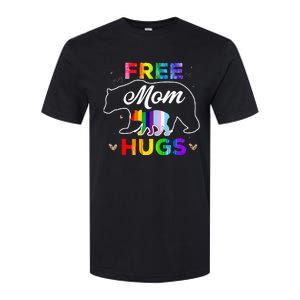 Lgbt Pride Mama Bear Free Mom Hugs Softstyle CVC T-Shirt