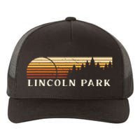 Lincoln Park Mi Vintage Evergreen Sunset Eighties Retro Yupoong Adult 5-Panel Trucker Hat