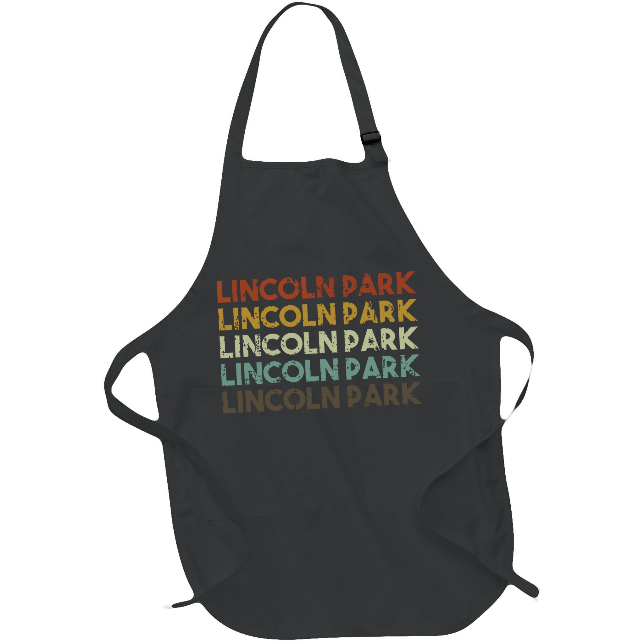 Lincoln Park Michigan Retro Vintage City Apron