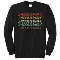 Lincoln Park Michigan Retro Vintage City Sweatshirt