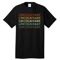 Lincoln Park Michigan Retro Vintage City Tall T-Shirt