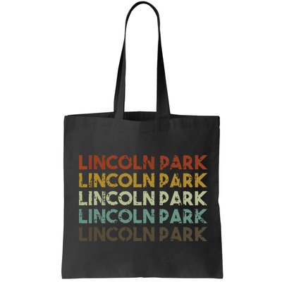 Lincoln Park Michigan Retro Vintage City Bag