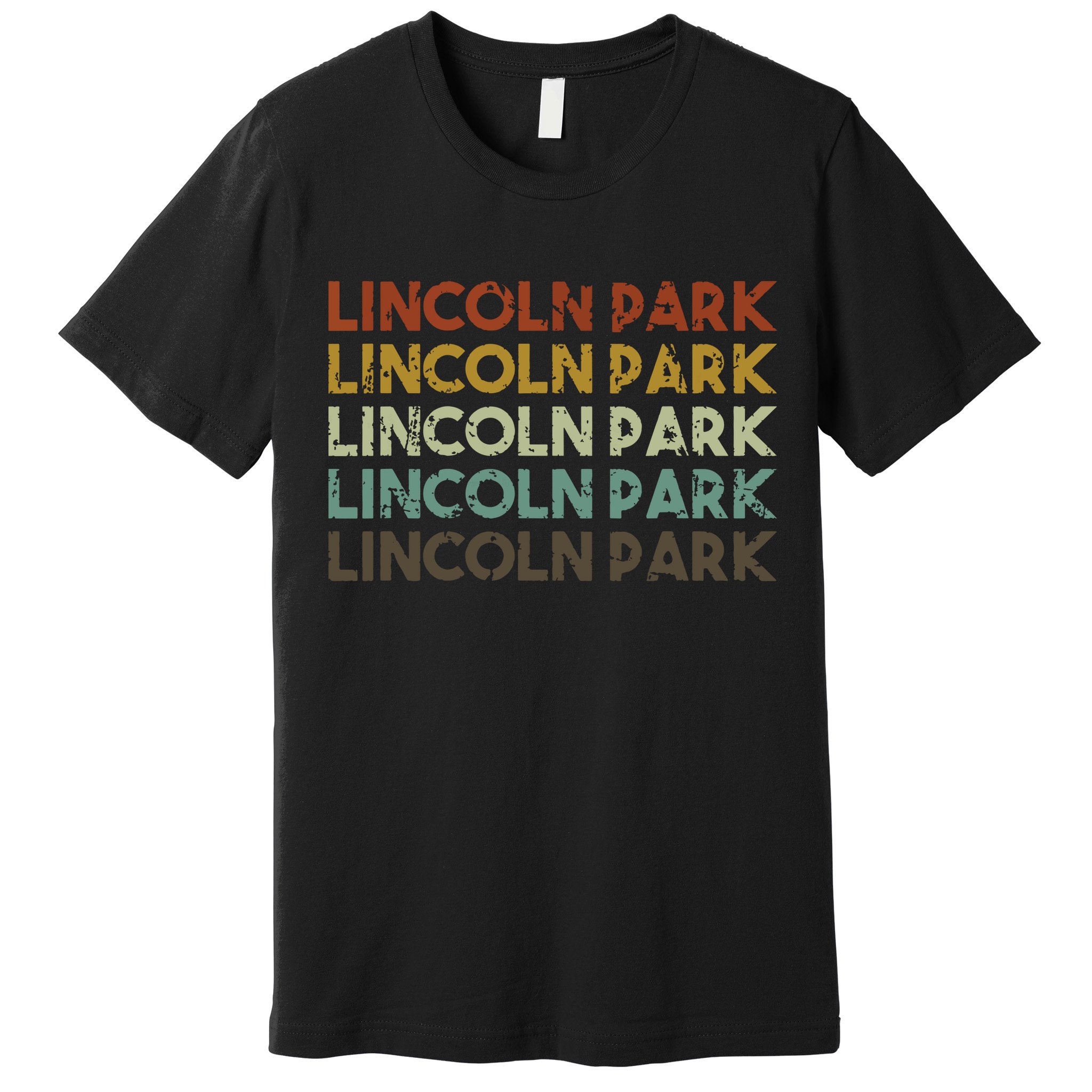 Lincoln Park Michigan Retro Vintage City Premium T-Shirt