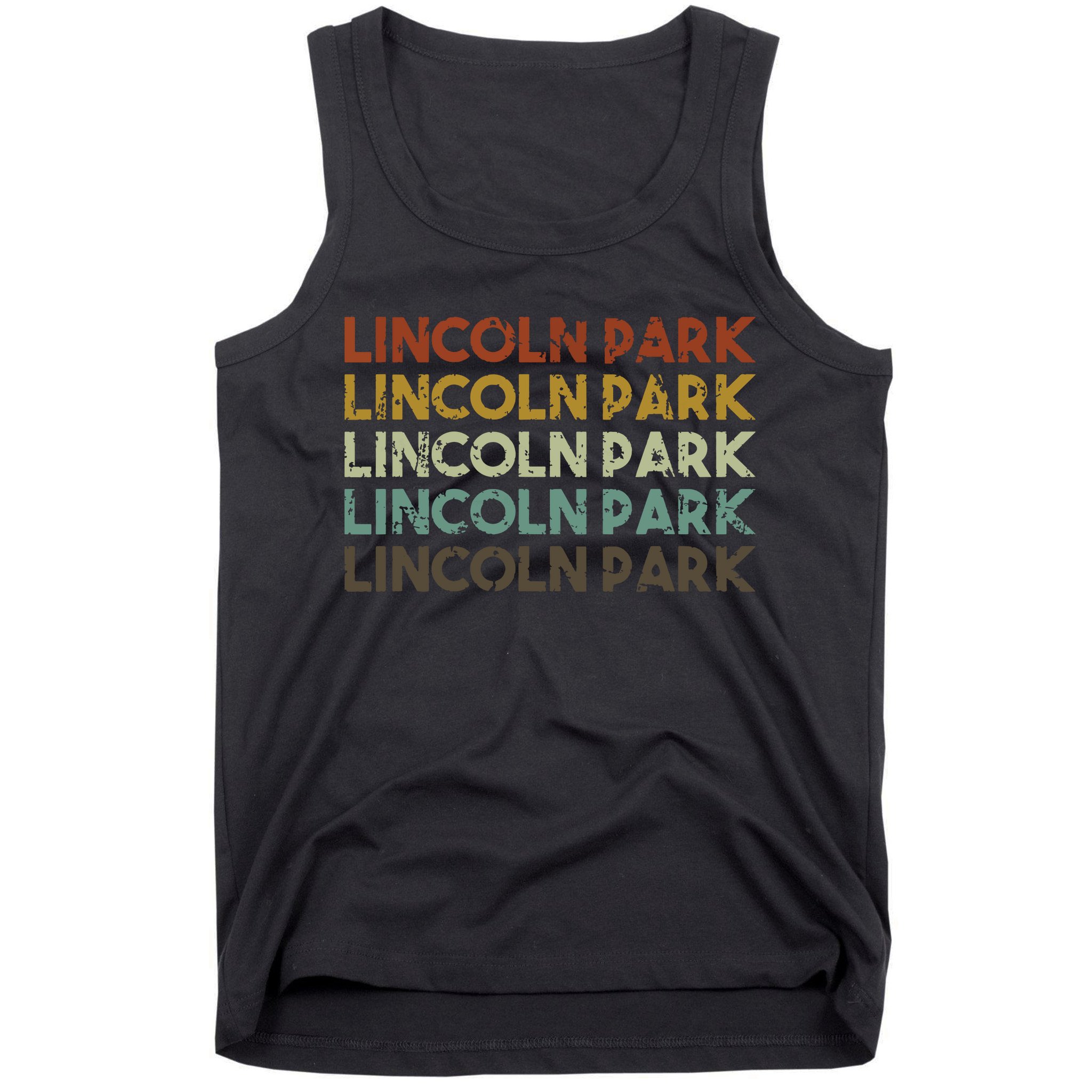Lincoln Park Michigan Retro Vintage City Tank Top