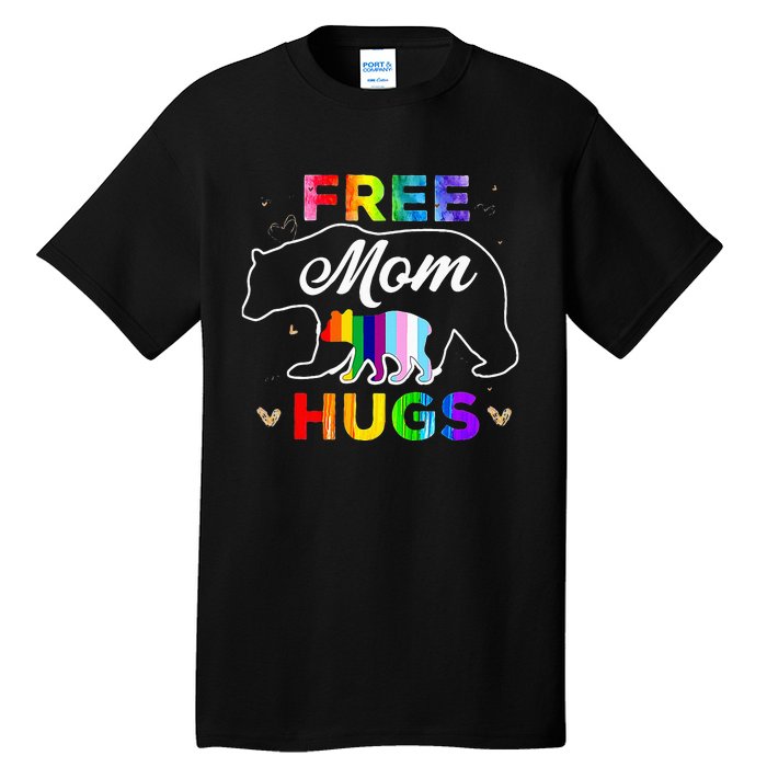 LGBTQ Pride Mama Bear Free Mom Hugs Tall T-Shirt