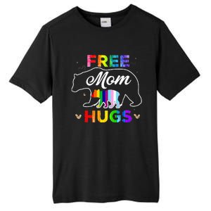 LGBTQ Pride Mama Bear Free Mom Hugs Tall Fusion ChromaSoft Performance T-Shirt