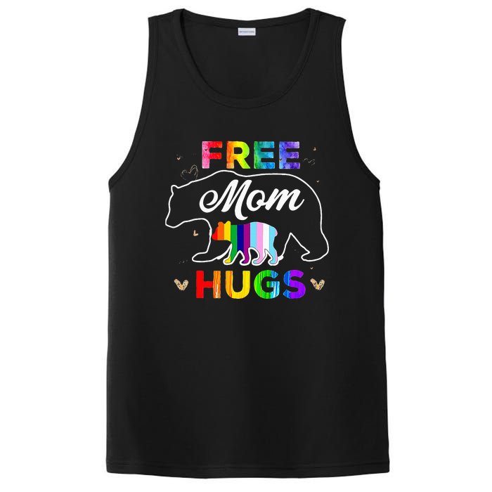 LGBTQ Pride Mama Bear Free Mom Hugs PosiCharge Competitor Tank