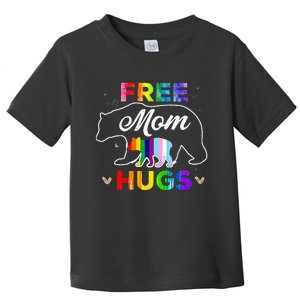 LGBTQ Pride Mama Bear Free Mom Hugs Toddler T-Shirt