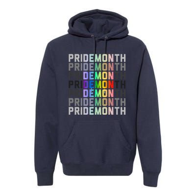 Lgbtqia Pride Month Design Gaypride Love Premium Hoodie