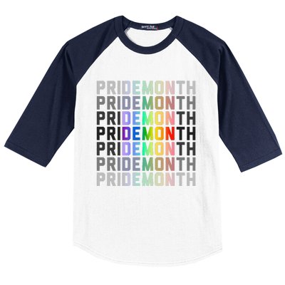 Lgbtqia Pride Month Design Gaypride Love Baseball Sleeve Shirt