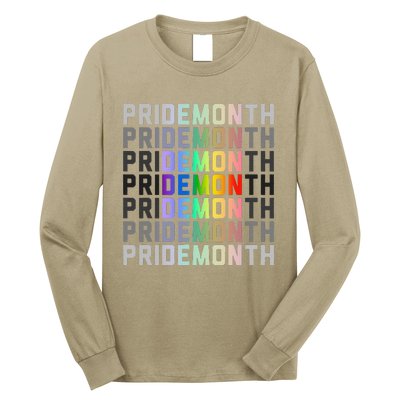 Lgbtqia Pride Month Design Gaypride Love Long Sleeve Shirt