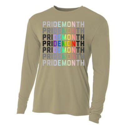 Lgbtqia Pride Month Design Gaypride Love Cooling Performance Long Sleeve Crew