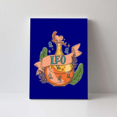 Leo Potion Magical Astrology Gift Canvas