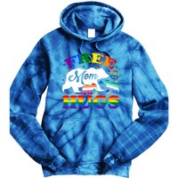 Lgbtq Pride Mama Bear Free Mom Hugs Vintage Rainbow Flag Funny Gift Tie Dye Hoodie