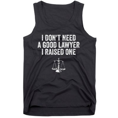 Lawyer Parent My Son Daughter Law School Graduation Tank Top