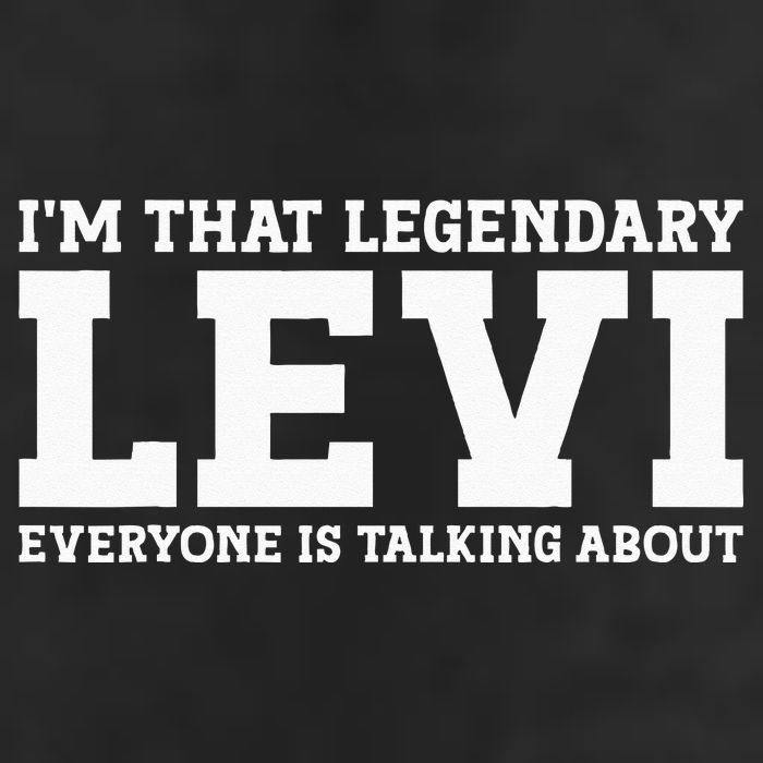 Levi Personal Name Funny Levi 7 Panel Mesh Trucker Snapback Hat