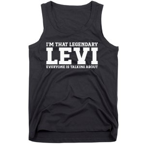 Levi Personal Name Funny Levi Tank Top