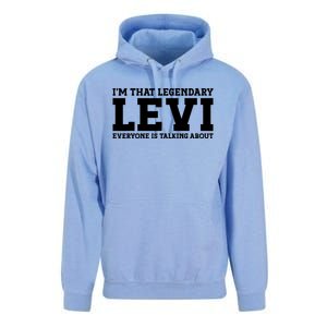 Levi Personal Name Funny Levi Unisex Surf Hoodie