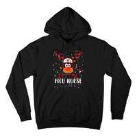 Love Picu Nurse Life Reindeer Nurse Christmas Pajama Xmas Hoodie