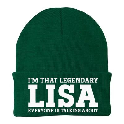 Lisa Personal Name Women Girl Funny Lisa Knit Cap Winter Beanie