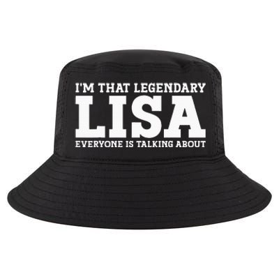 Lisa Personal Name Women Girl Funny Lisa Cool Comfort Performance Bucket Hat