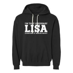 Lisa Personal Name Women Girl Funny Lisa Garment-Dyed Fleece Hoodie