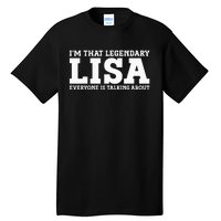 Lisa Personal Name Women Girl Funny Lisa Tall T-Shirt