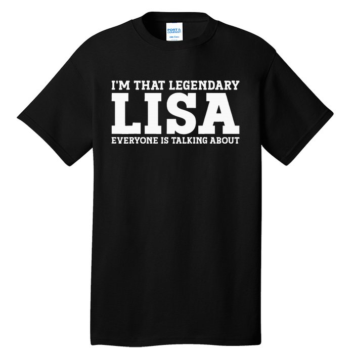 Lisa Personal Name Women Girl Funny Lisa Tall T-Shirt