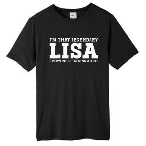 Lisa Personal Name Women Girl Funny Lisa Tall Fusion ChromaSoft Performance T-Shirt