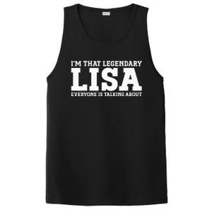 Lisa Personal Name Women Girl Funny Lisa PosiCharge Competitor Tank