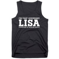 Lisa Personal Name Women Girl Funny Lisa Tank Top