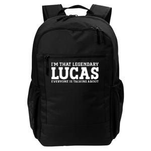 Lucas Personal Name Funny Lucas Daily Commute Backpack