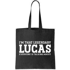 Lucas Personal Name Funny Lucas Tote Bag