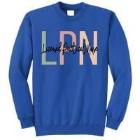 Licensed Practical Nurse Boho LPN Nurse Gift Sweatshirt