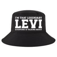 Levi Personal Name Funny Levi Cool Comfort Performance Bucket Hat