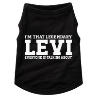 Levi Personal Name Funny Levi Doggie Tank
