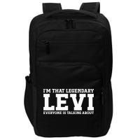Levi Personal Name Funny Levi Impact Tech Backpack