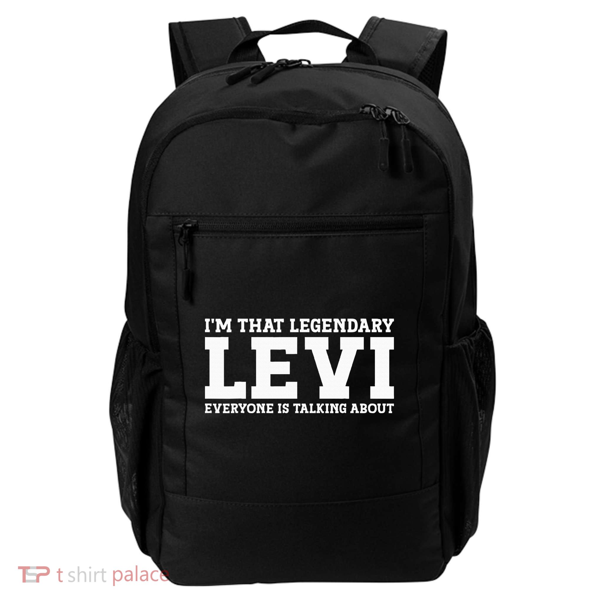 Levi Personal Name Funny Levi Daily Commute Backpack