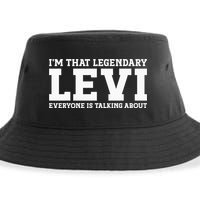 Levi Personal Name Funny Levi Sustainable Bucket Hat