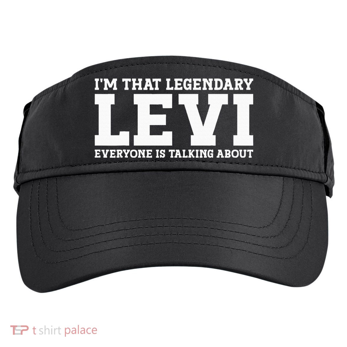 Levi Personal Name Funny Levi Adult Drive Performance Visor